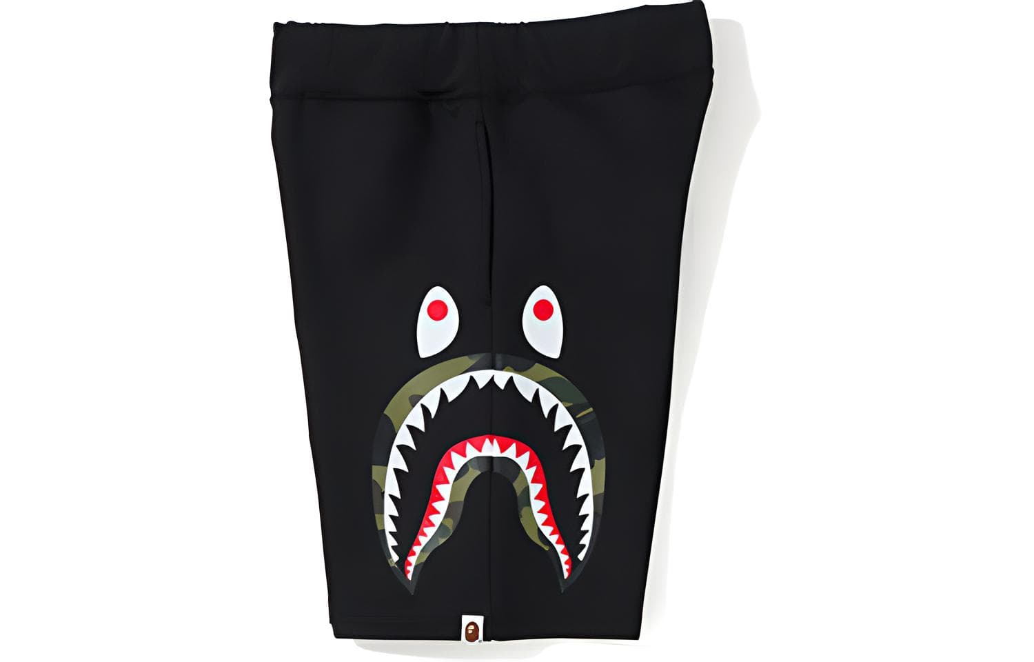 Шорты A BATHING APE Shark Shorts Black - изображение 3