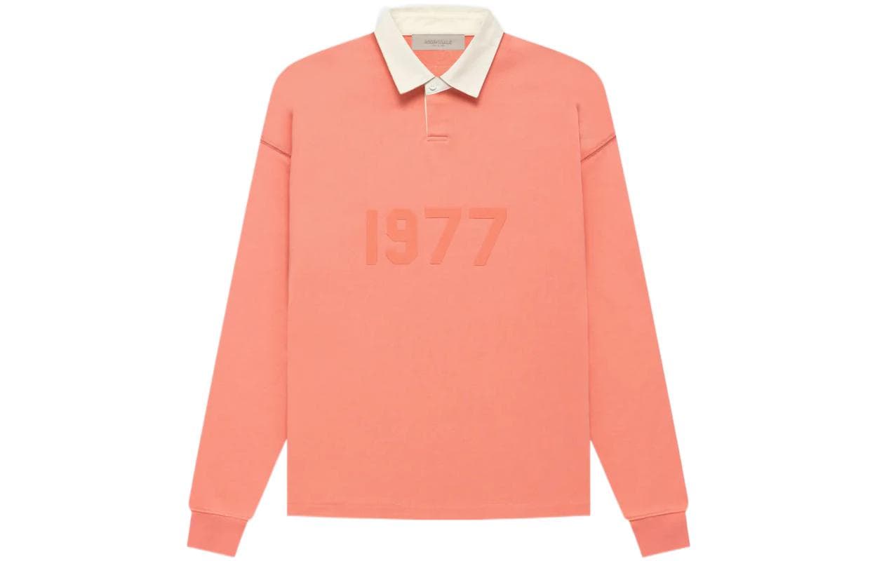 Поло Fear of God Essentials FW22 1977 Henley Rugby in Coral Polo - изображение 1