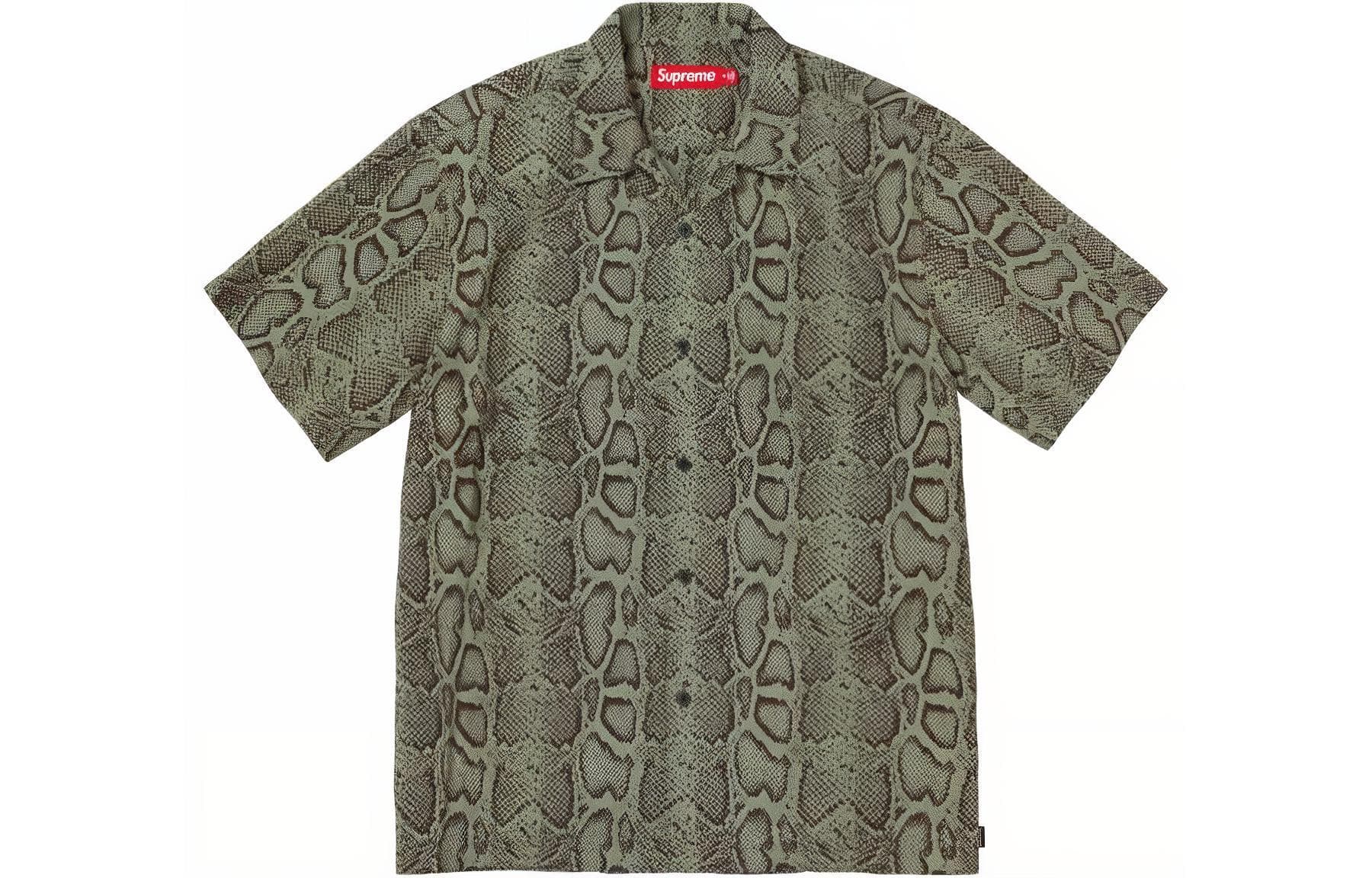 Рубашка Supreme SS24 WEEK6 SNAKE SS SHIRT - изображение 1