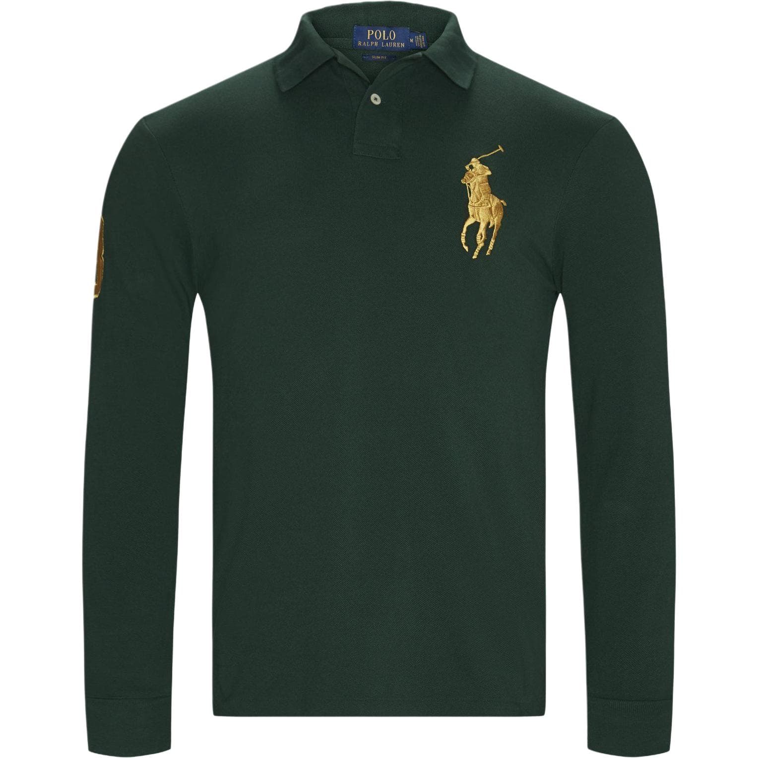 Поло Polo Ralph Lauren Мужское Поло Зеленое - изображение 1