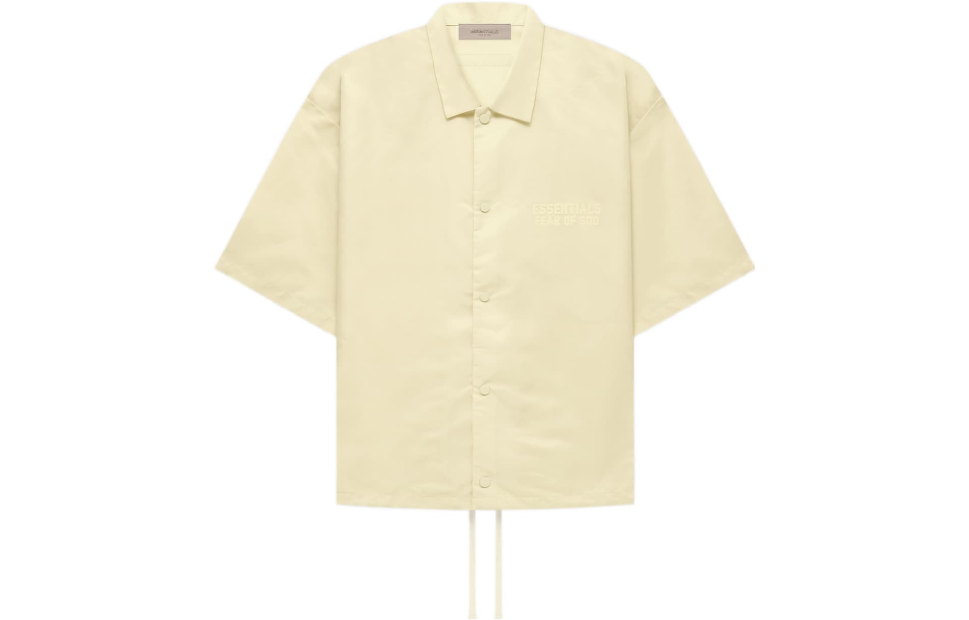 Рубашка Fear of God Essentials FW22 SS Nylon Shirt Canary - изображение 1