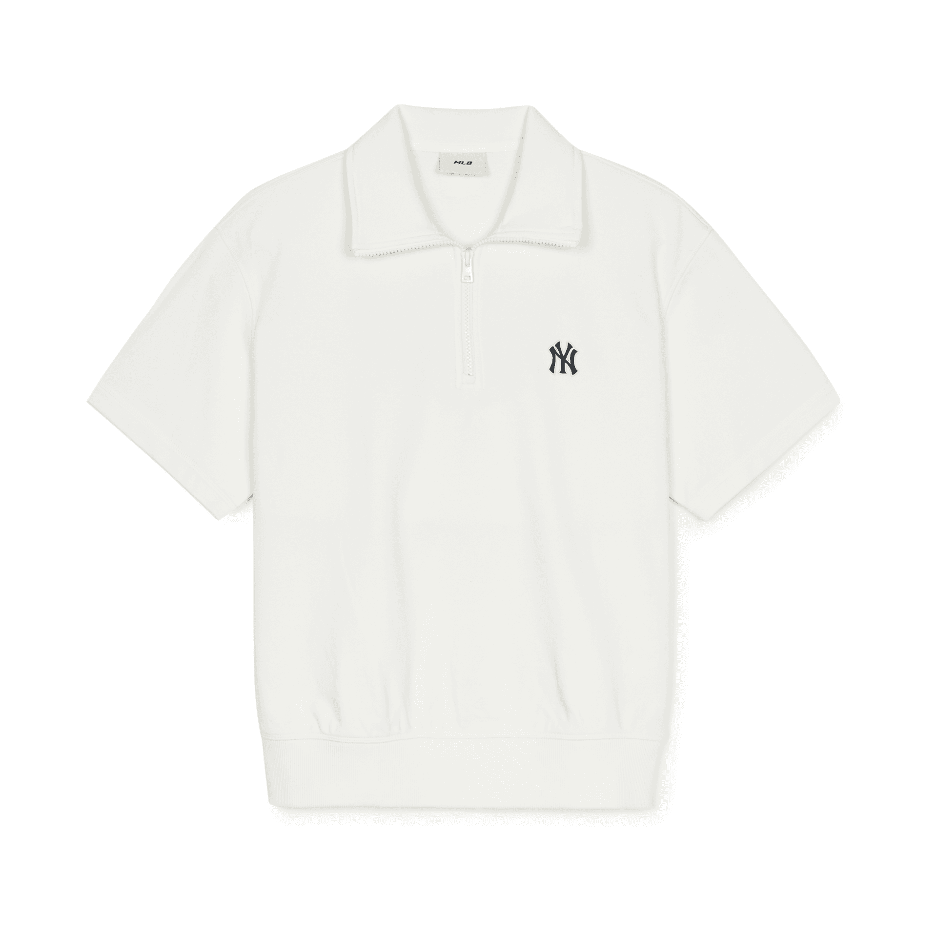 Поло MLB SS25 Polo Мужское Белое - изображение 1