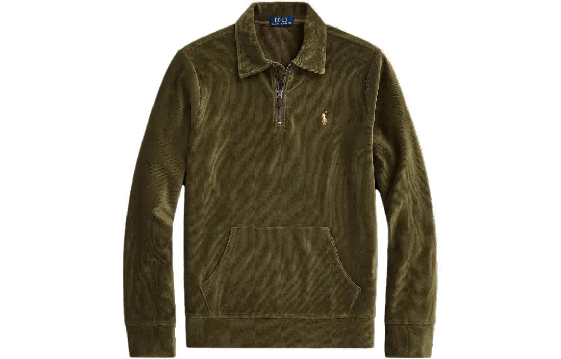 Худи Polo Ralph Lauren FW23 Knit Corduroy Quarter-Zip Pullover - изображение 1