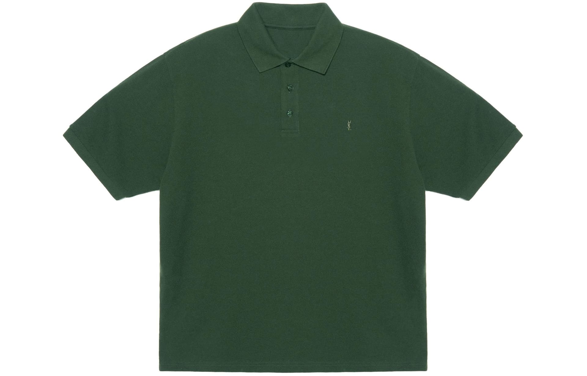 Поло Saint Laurent SS23 Polo Green