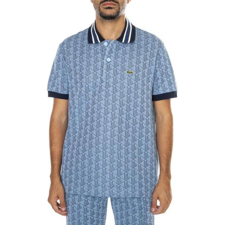Поло LACOSTE Collaboration Мужская Поло Синие - изображение 2