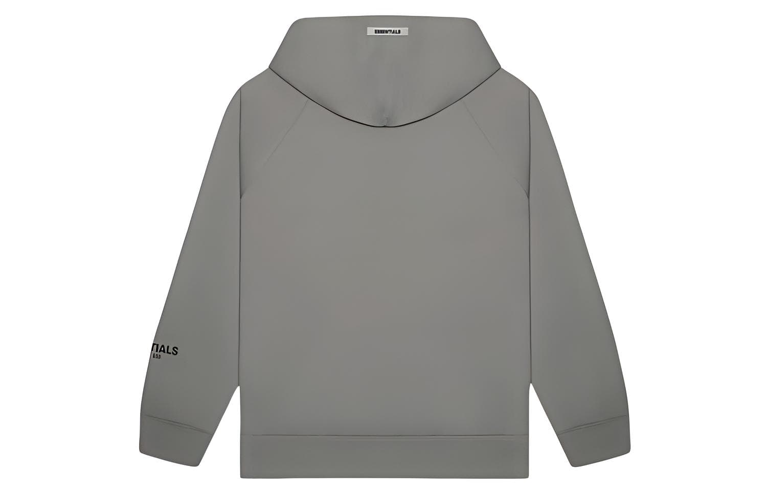 Fear of God Essentials FW20 3D Silicon Applique Pullover Hoodie Charcoal Cement Logo - изображение 2