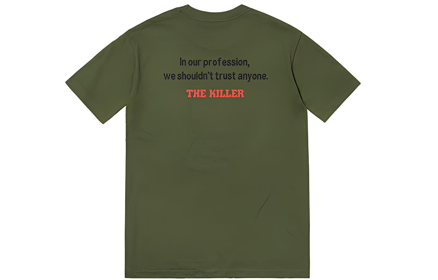 Футболка Supreme The Killer Trust Tee Olive - изображение 2
