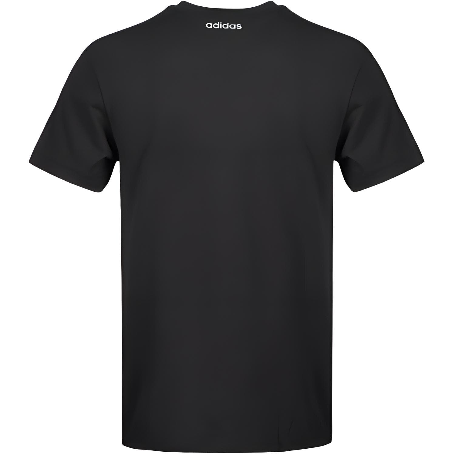 Футболка ADIDAS NEO Мужские Черные T-рубашки - изображение 2
