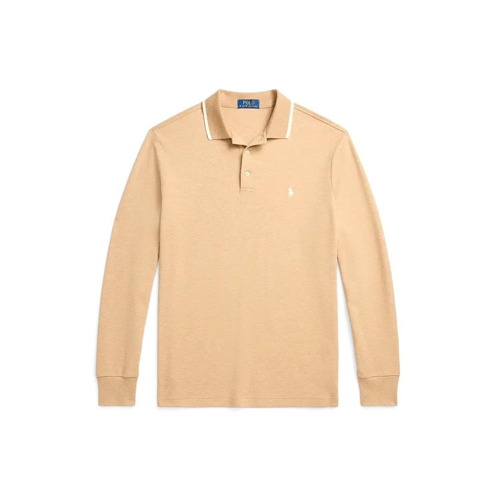 Поло Polo Ralph Lauren SS24 Polo Классическая версия Мужской Верблюжий цвет - изображение 1