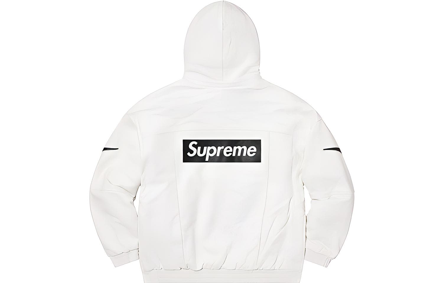 Куртка Supreme x Nike Box Logo Leather Jacket White - изображение 2