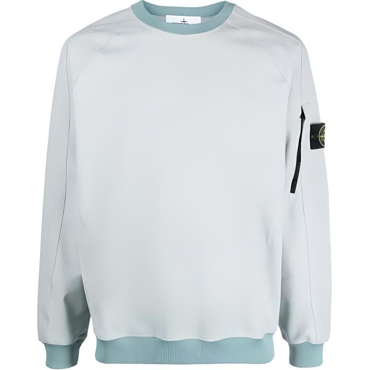 Худи STONE ISLAND Худи-ханьфу платье мужской синий - изображение 1
