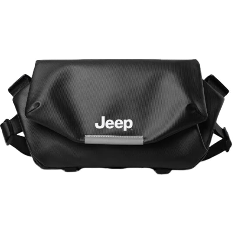 Сумка через плечо Jeep Ткань + Искусственная кожа Кросс-боди Сумка Мужская Черная - изображение 1