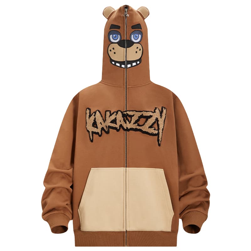 Худи KAKAZZY Bear Hoodie Full Zip - изображение 1