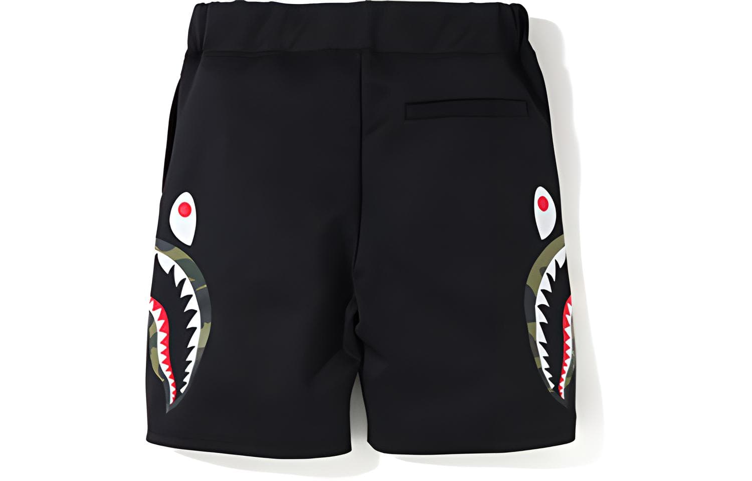 Шорты A BATHING APE Shark Shorts Black - изображение 2