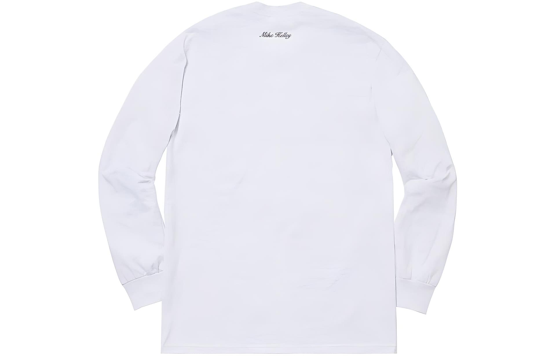 Футболка Supreme FW18 Mike Kelley AhhYouth! L/S Tee Ash Grey - изображение 2