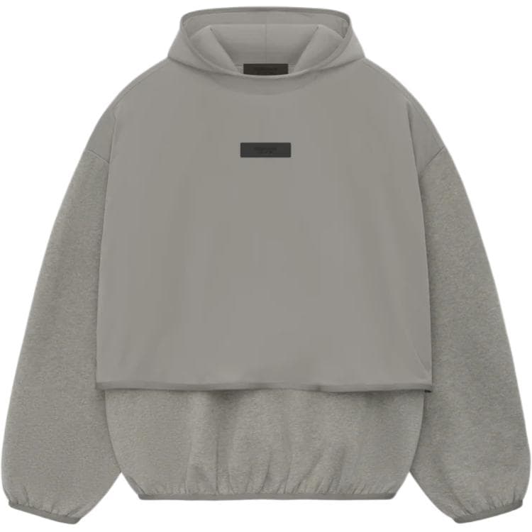 Кофта Fear of God Essentials SS24 NYLON FLEECE HOODED SWEATSHIRT DustHeather Grey - изображение 1