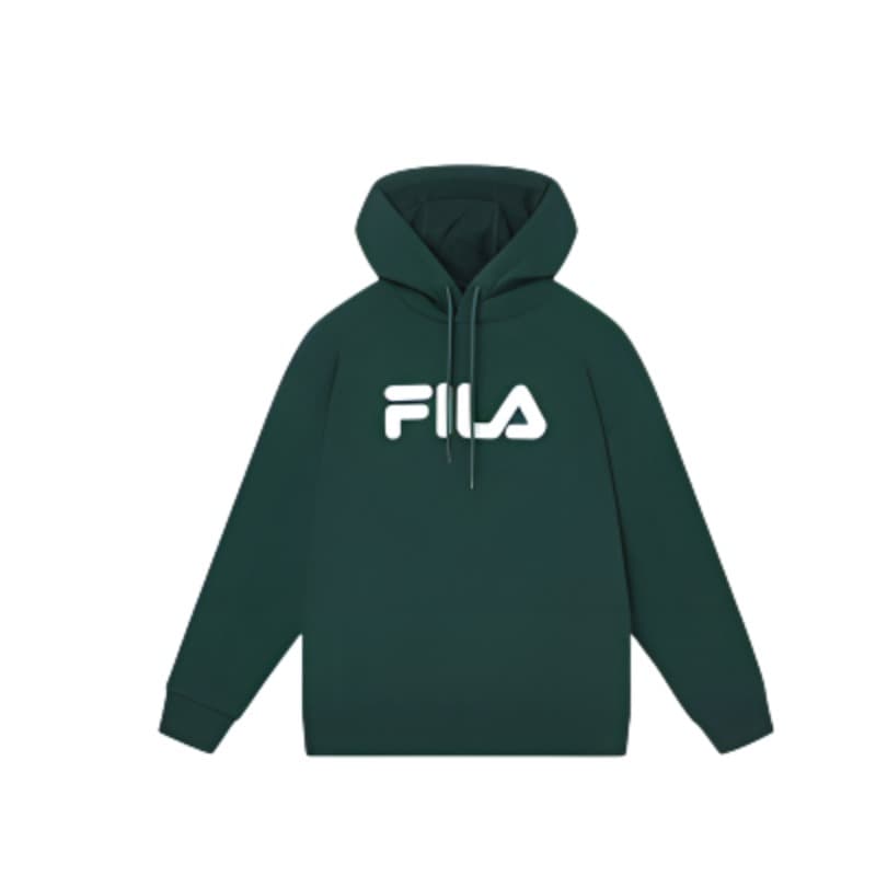 Худи FILA Толстовка Унисекс Зеленый - изображение 1