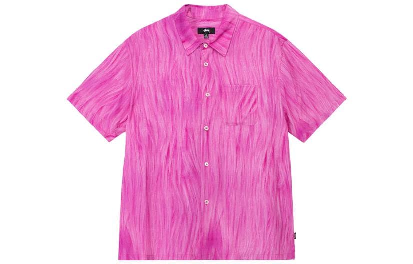 Рубашка Stussy SS23 FUR PRINT SHIRT - изображение 1