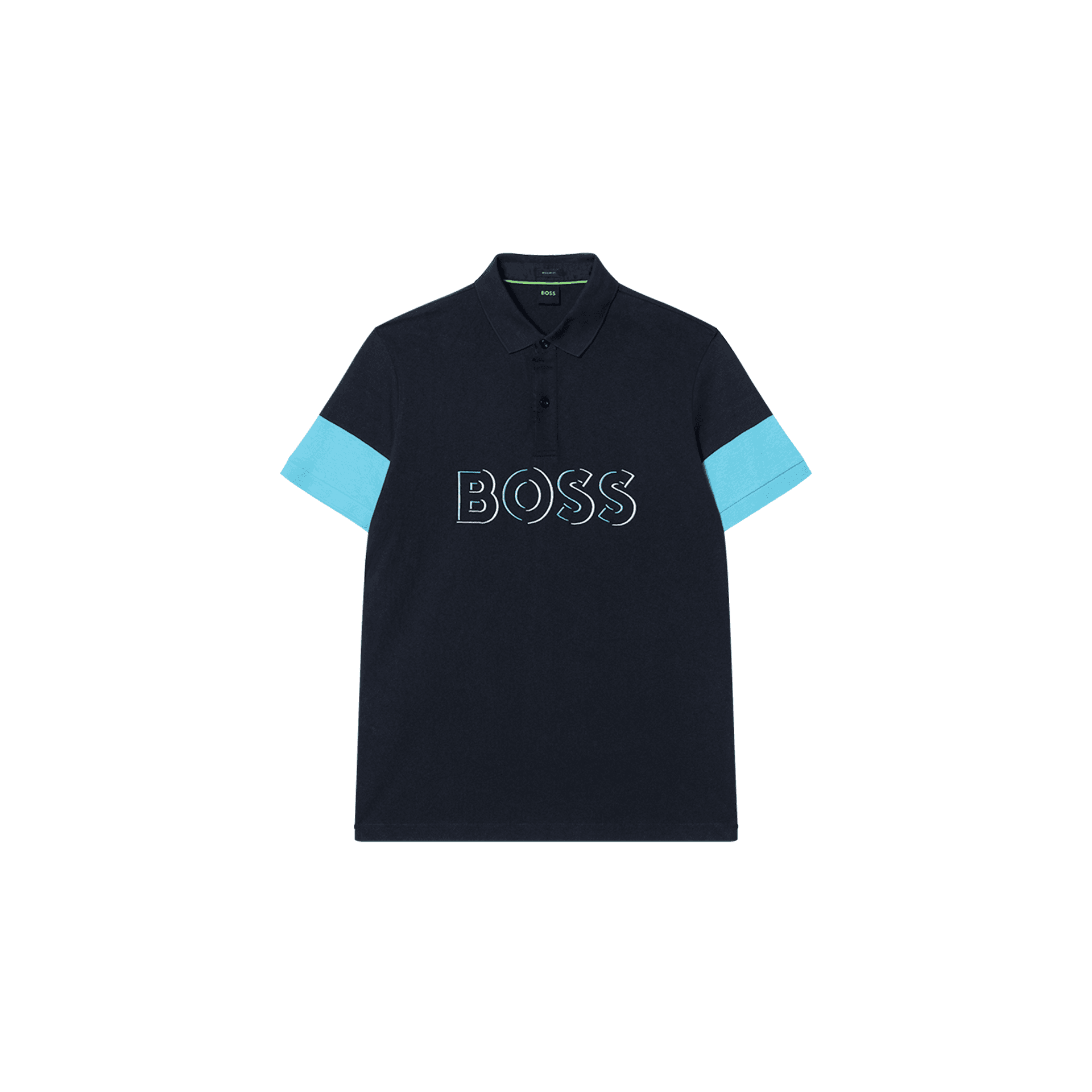 Поло Hugo Boss Темно-синие Мужские Поло - изображение 1