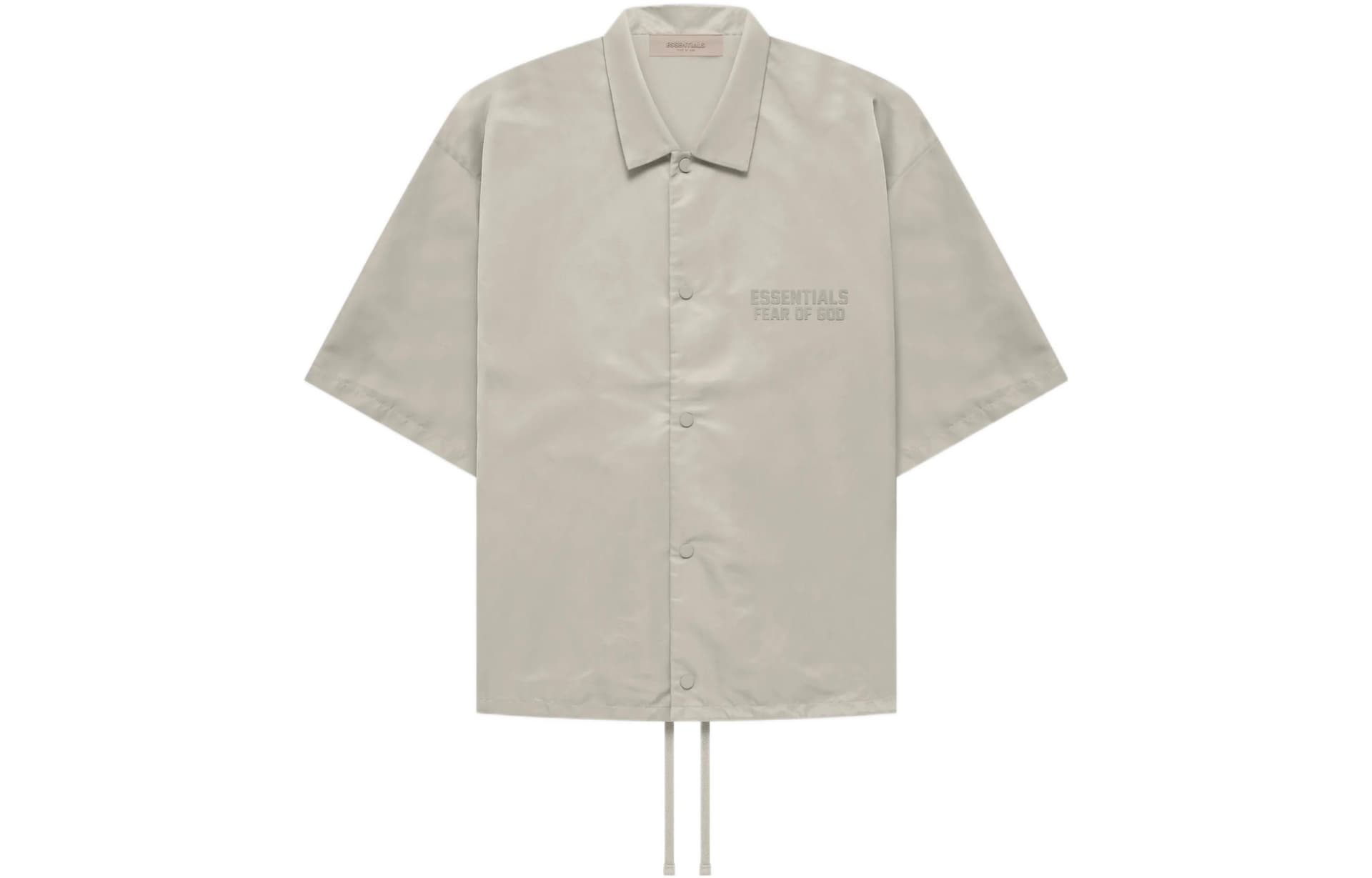Рубашка Fear of God Essentials FW22 Ss Nylon Shirt Smoke - изображение 1