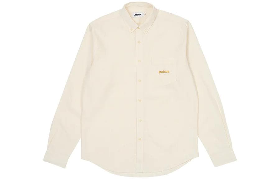 Рубашка PALACE 2023 PALACE OXFORD SHIRT SOFT WHITE Logo - изображение 1