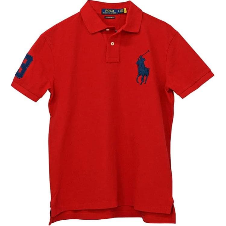 Поло Polo Ralph Lauren Мужское Поло Красное - изображение 1
