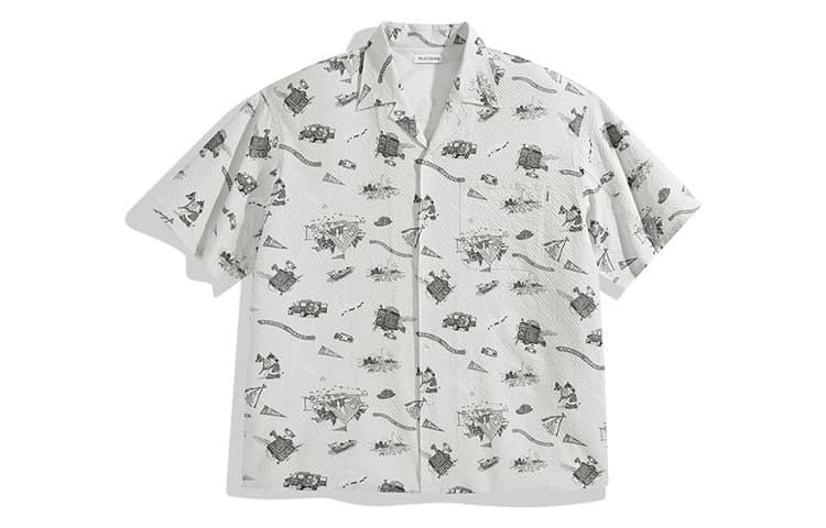 Рубашка PEACEBIRD MEN Белый 1 (Loose Fit) Мужская Рубашка - изображение 1