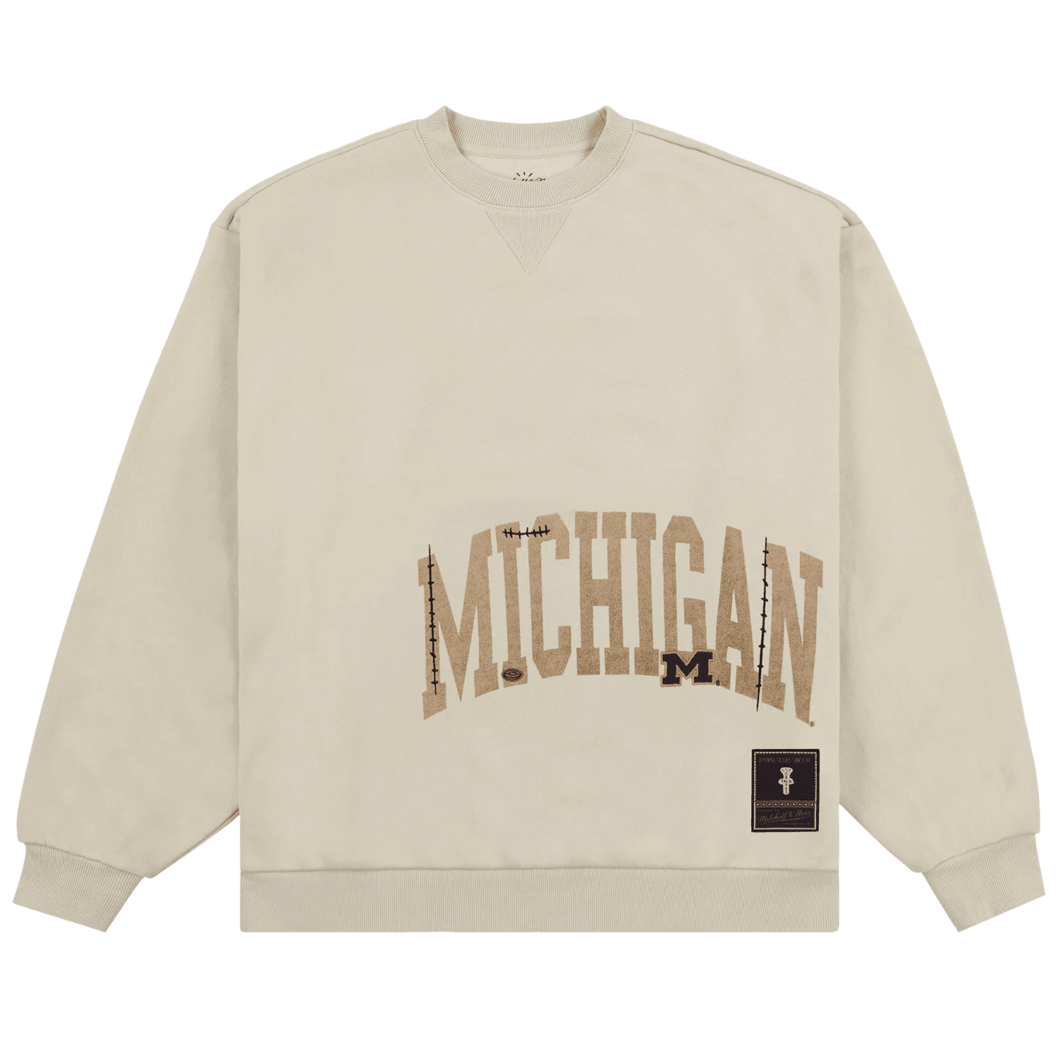 Худи Travis Scott x Mitchell Ness SS24 UNIVERSITY OF MICHIGAN LOGO - изображение 1