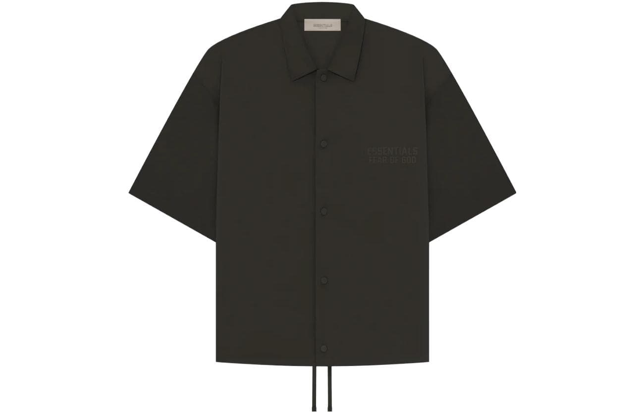 Рубашка Fear of God Essentials Drop2 SS23 LS SS Nylon Shirt Off-Black - изображение 1