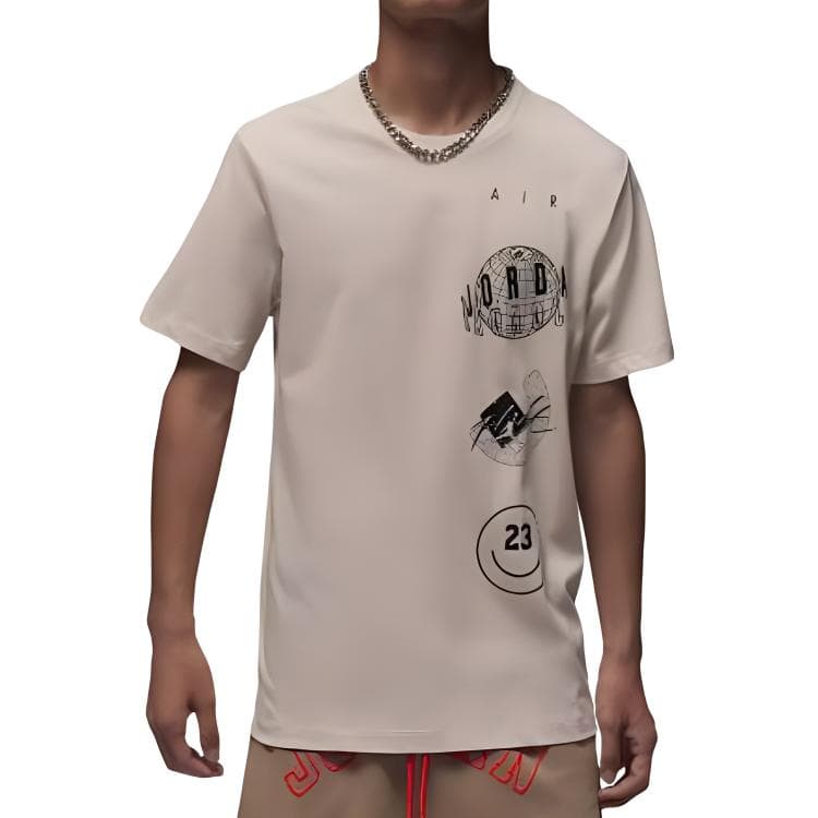 Футболка Jordan As M J Brand Logo Stack Ss Crw T - изображение 1