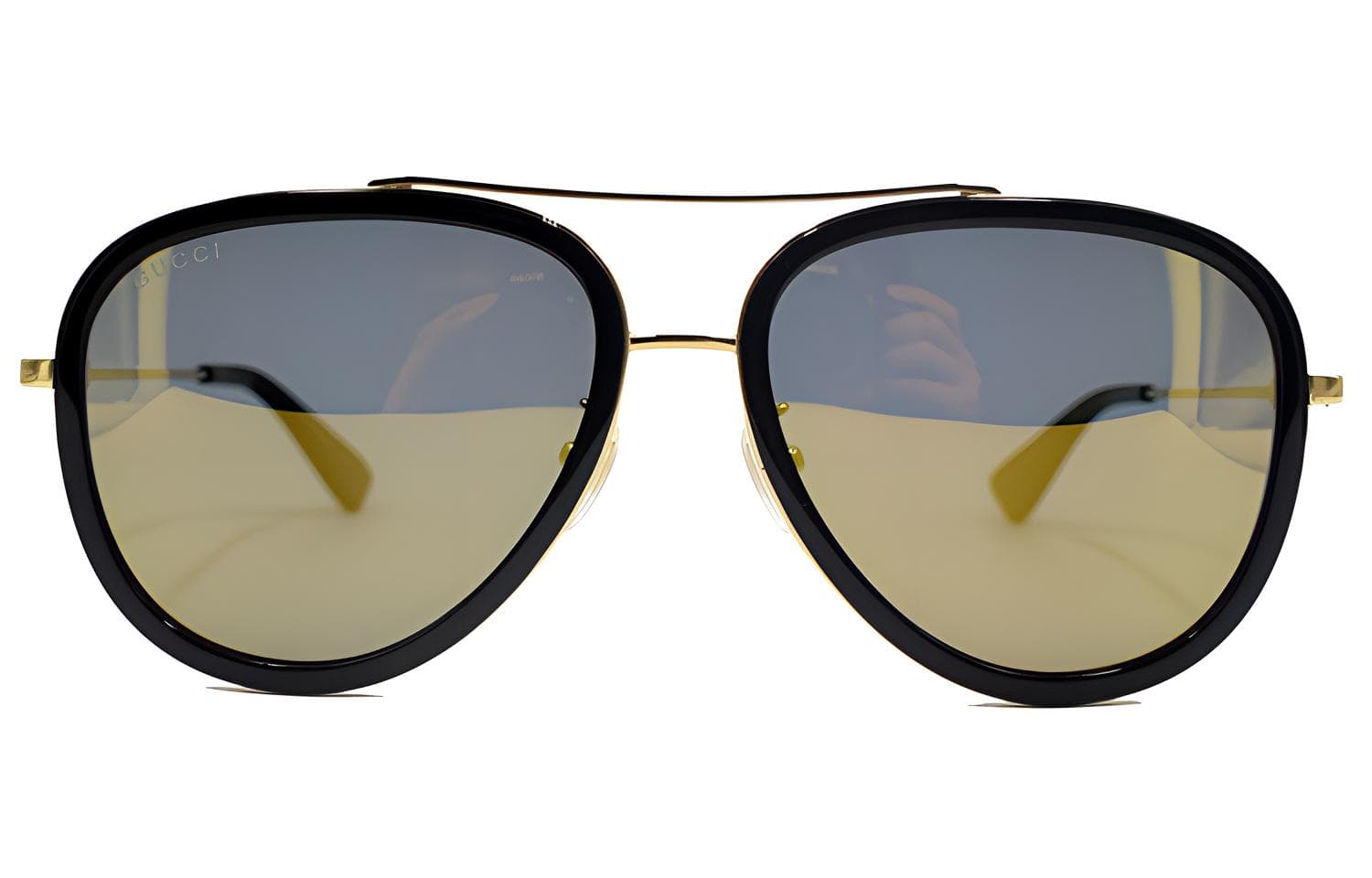 Солнцезащитные очки GUCCI Aviator Sunglasses Gold - изображение 3