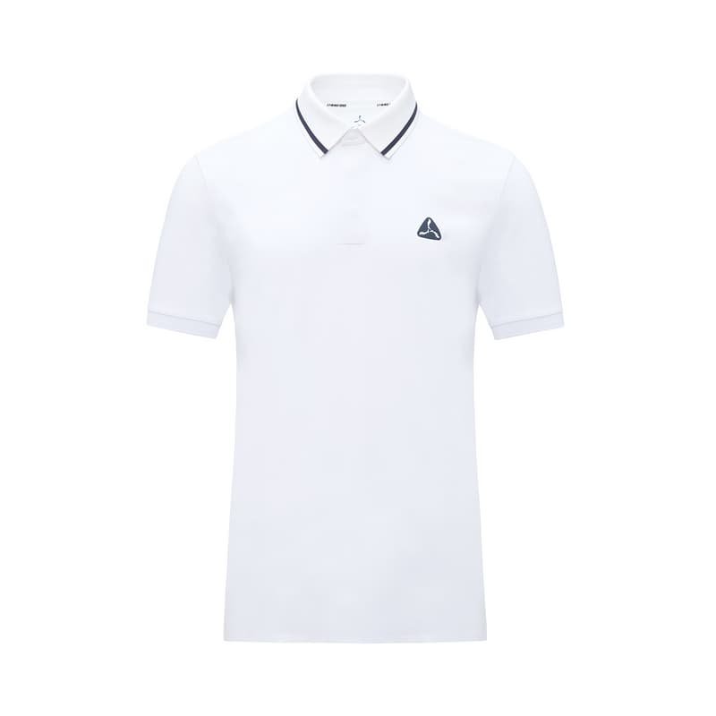 Поло LI-NING 1990 Golf Многоцветный Комфортный и дышащий Универсальный Повседневный Короткий рукав Поло Мужской Стандартный белый - изображение 1
