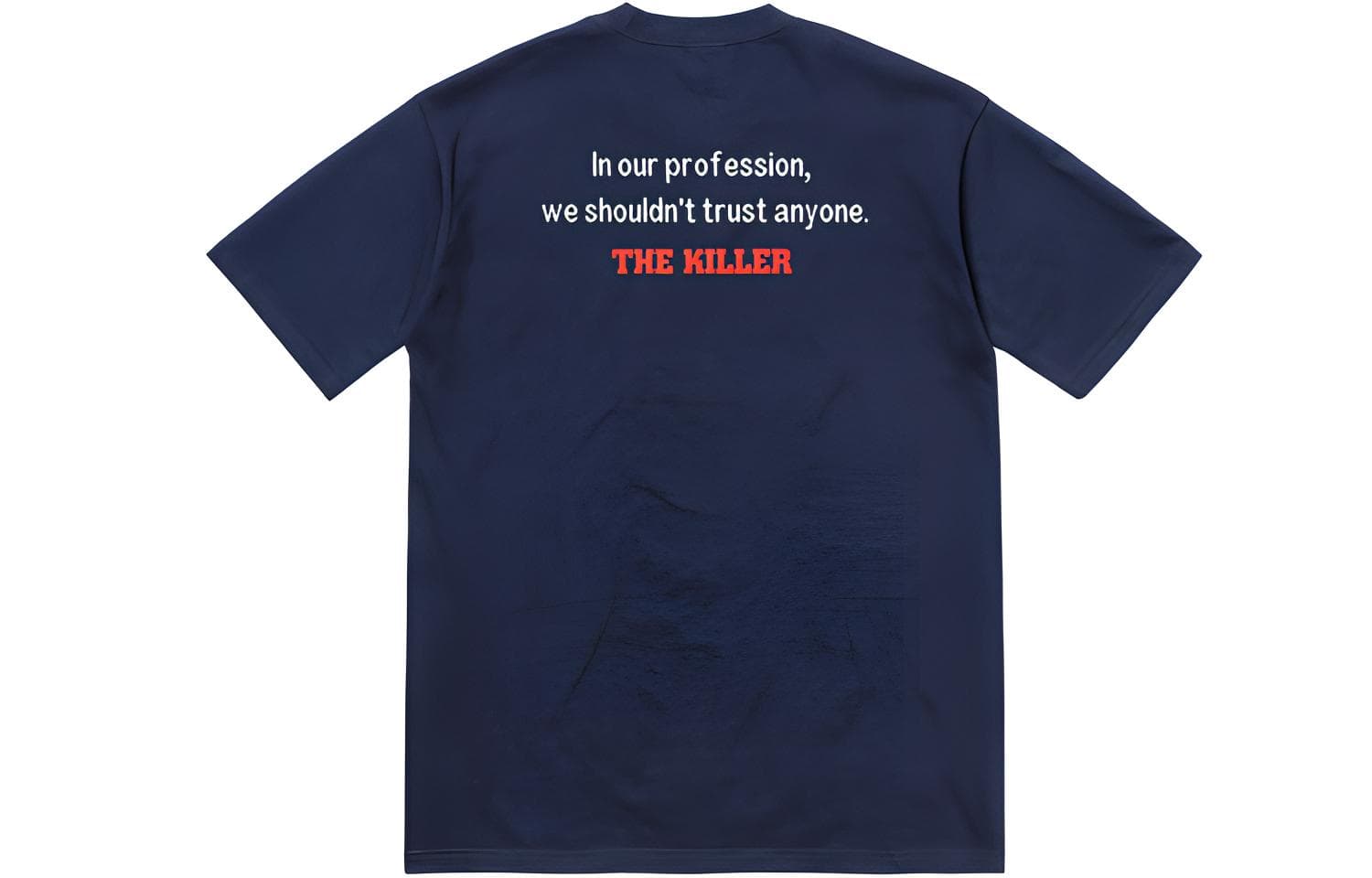 Футболка Supreme The Killer Trust Tee Navy - изображение 2