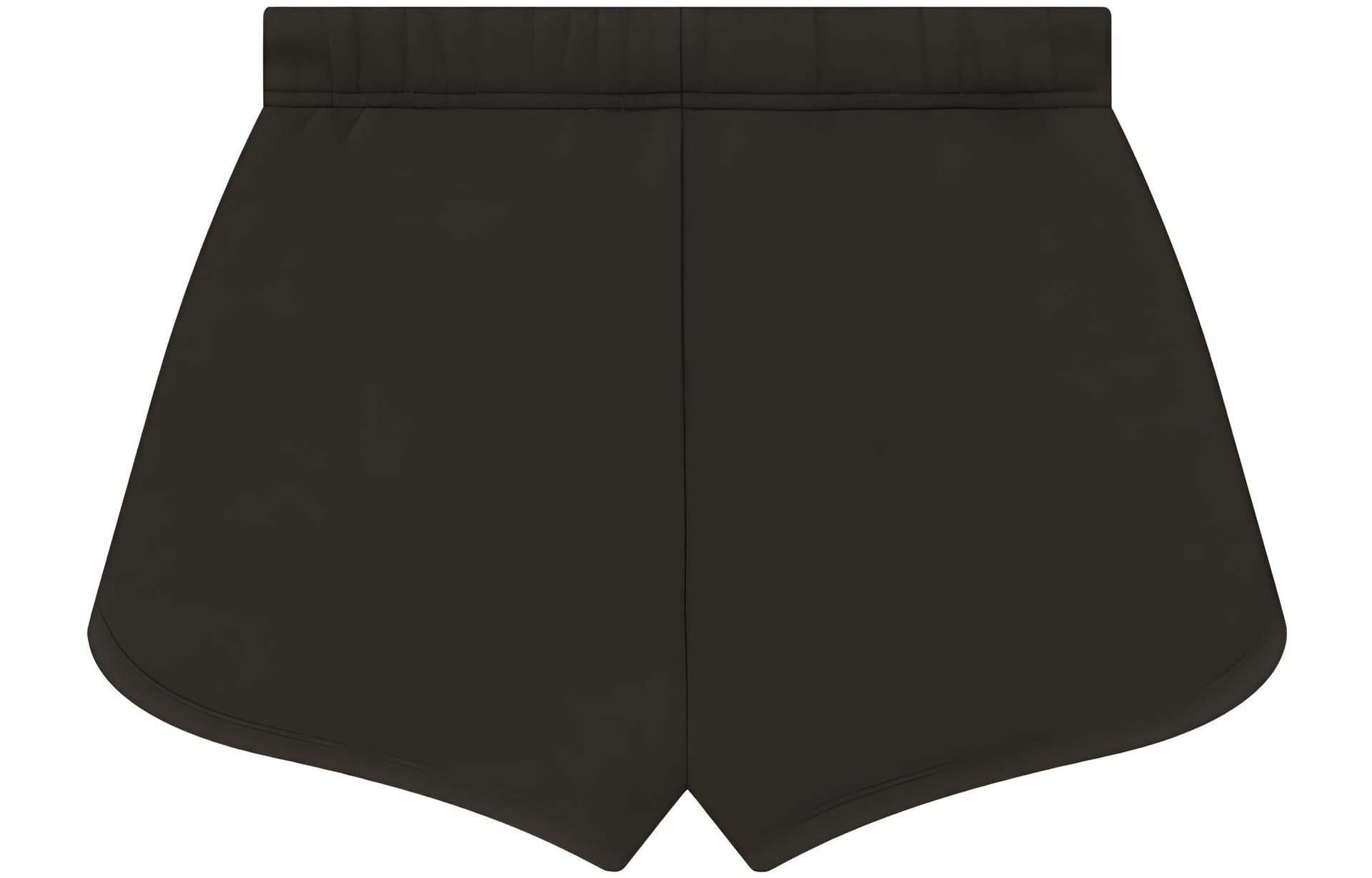 Fear of God Essentials SS23 Womens Beach Shorts Off Black Logo - изображение 2