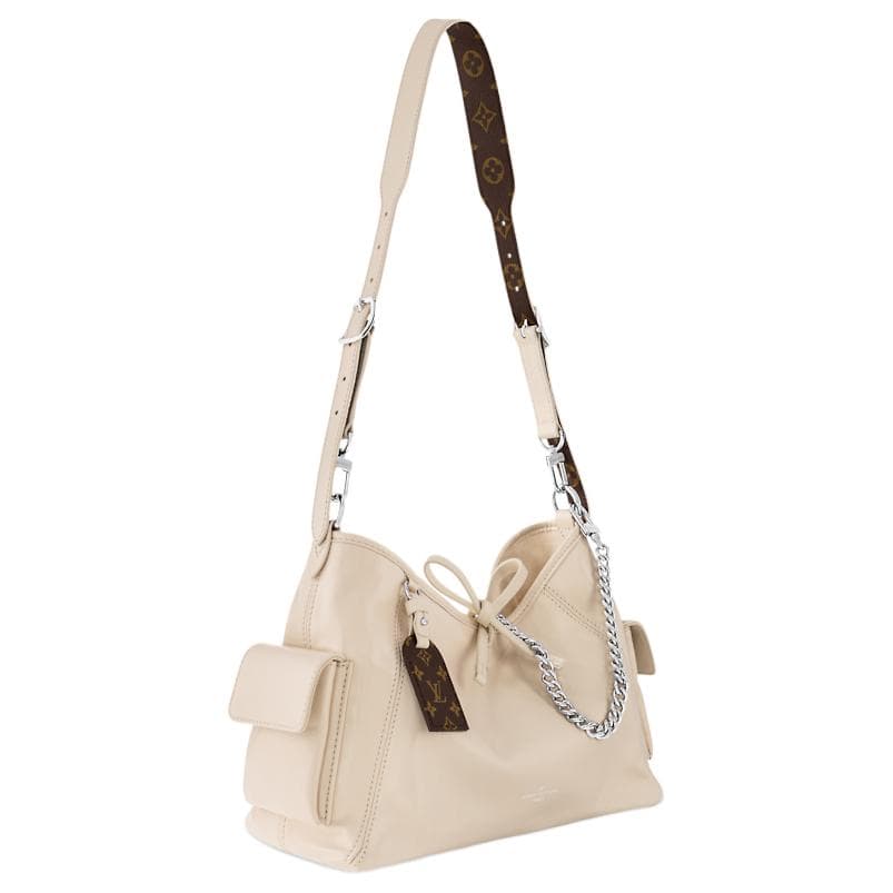 Сумка через плечо Louis Vuitton Carryall Cargo Small White Lambskin - изображение 2