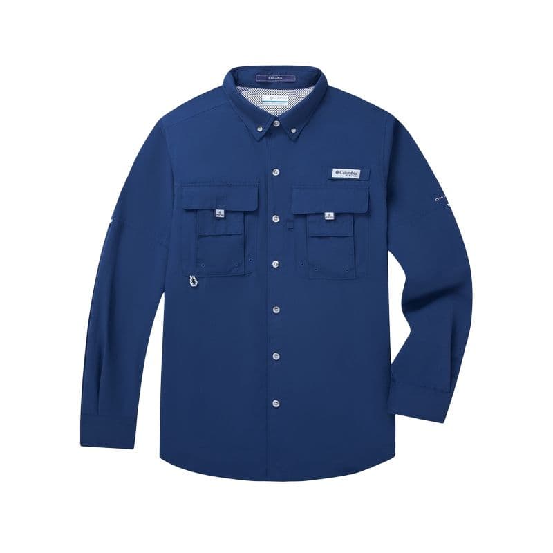 Рубашка Коллаборация Columbia Fishing Collection Bahama Рубашка Унисекс Синяя - изображение 1