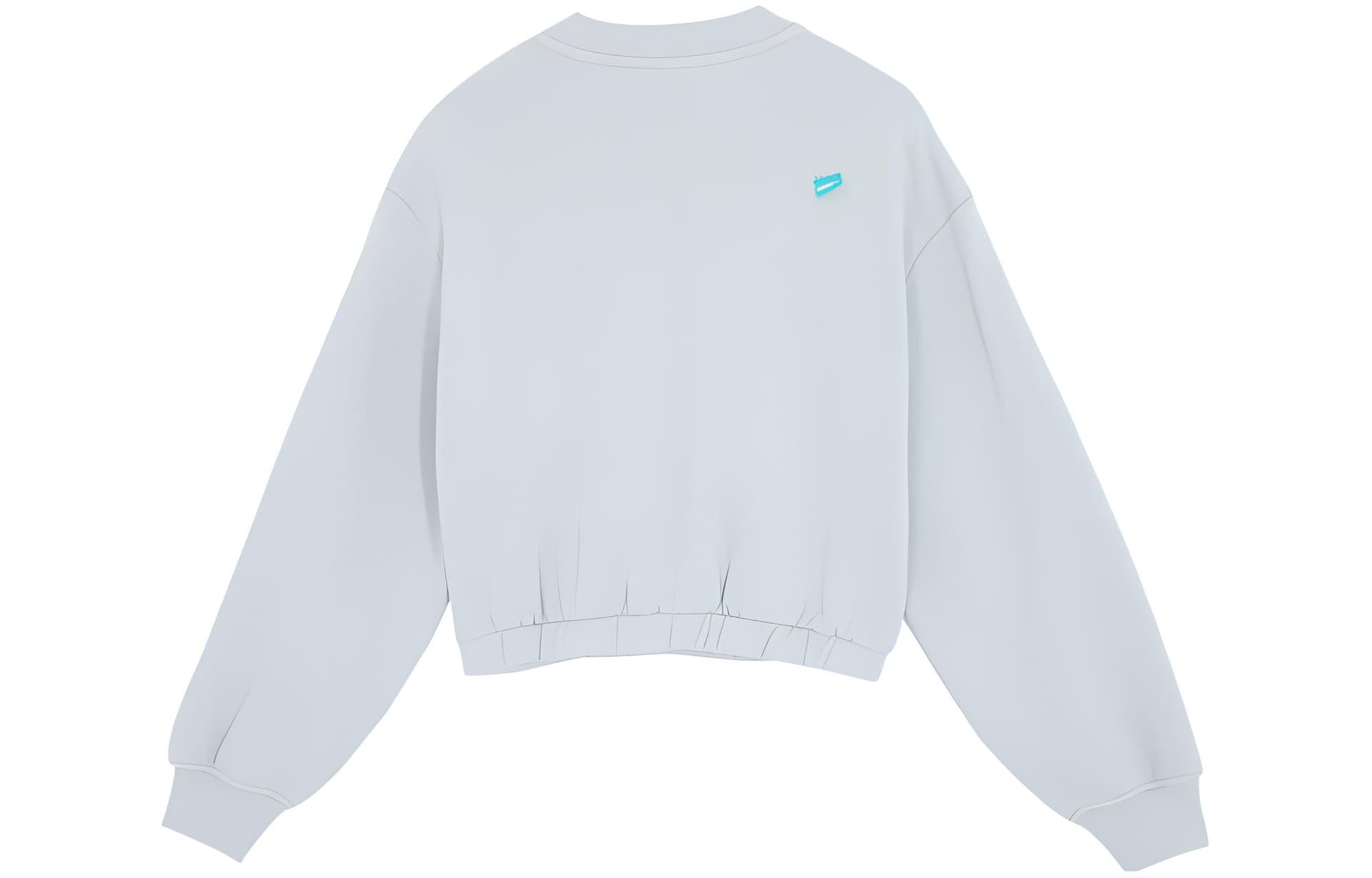 Худи PUMA CLASSICS SLOUNGE GIRL CROPPED CREW TR - изображение 2