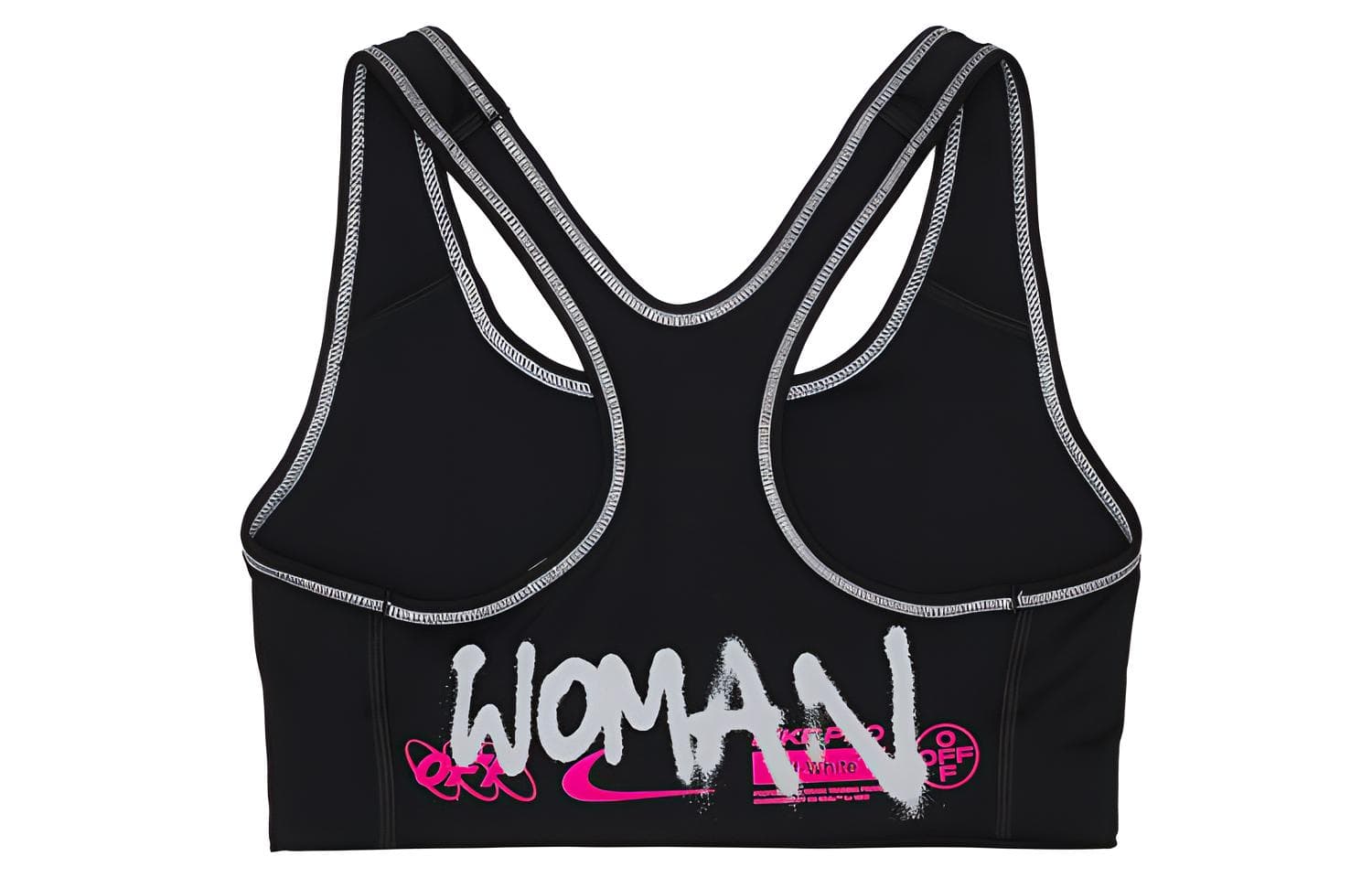 Nike x OFF-WHITE Dri-FIT Sports Bra Black - изображение 2