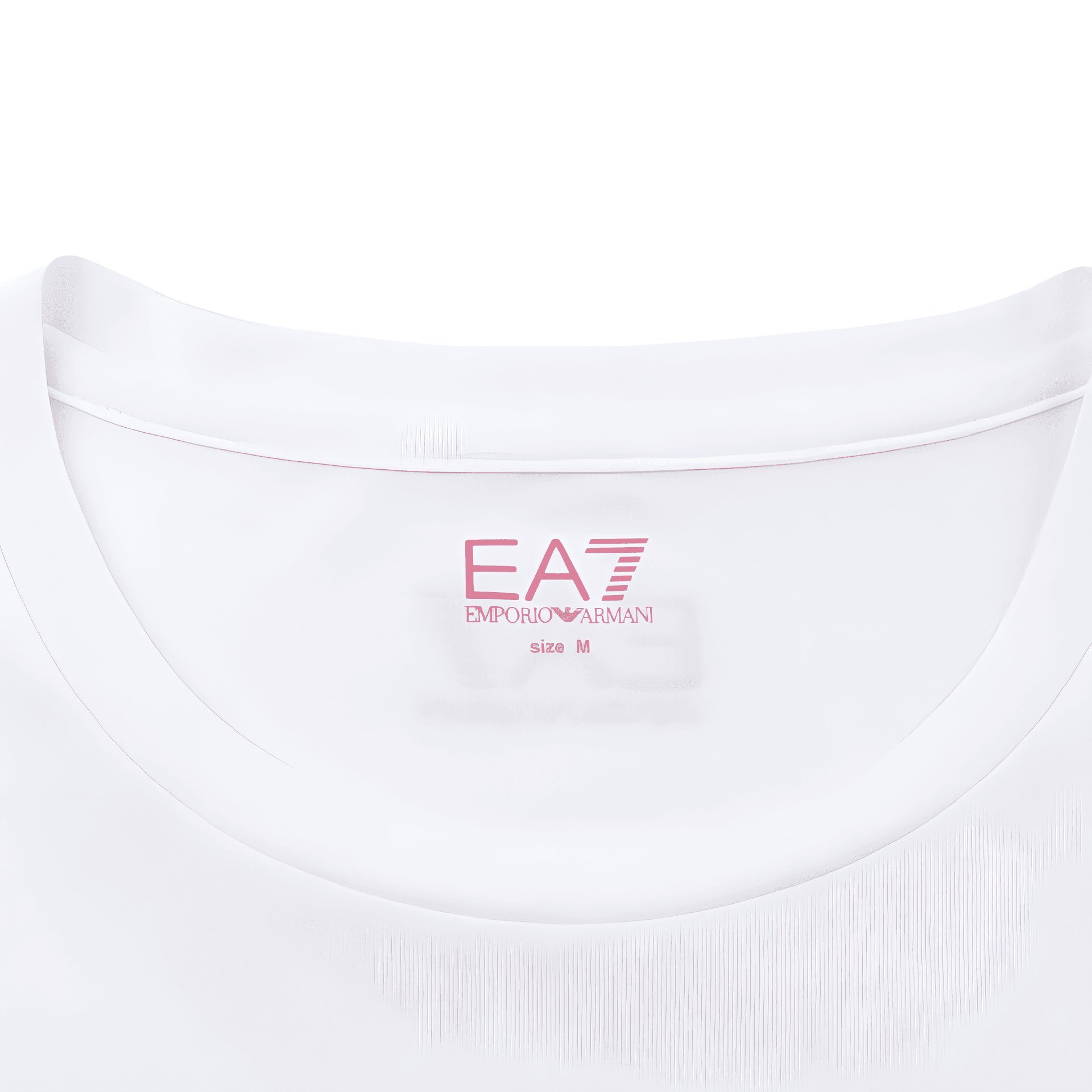 Футболка EMPORIO ARMANI EA7 SS23 Пуловер с круглым вырезом и короткими рукавами белая футболка для женщин с логотипом - изображение 4