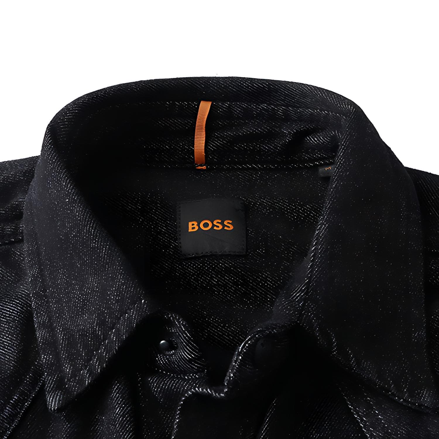Джинсовая куртка HUGO BOSS Black Denim Jacket - изображение 5