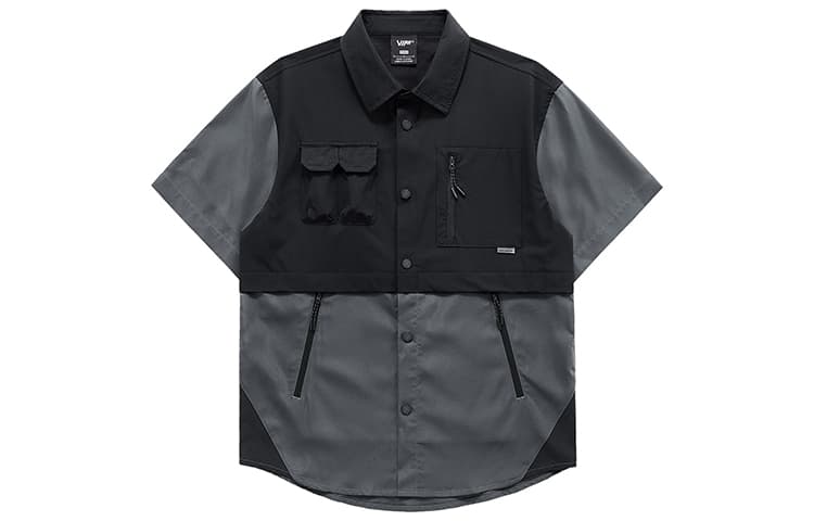 Рубашка VIP Urban Techwear Collection Рубашка Мужской Черно-серый - изображение 1