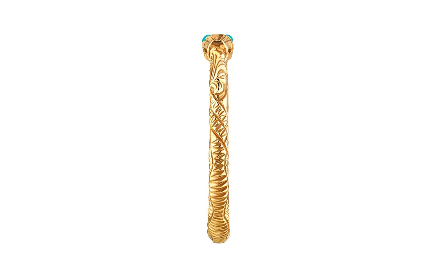 Кольцо Gucci Ouroboros 18k Gold Ring - изображение 2