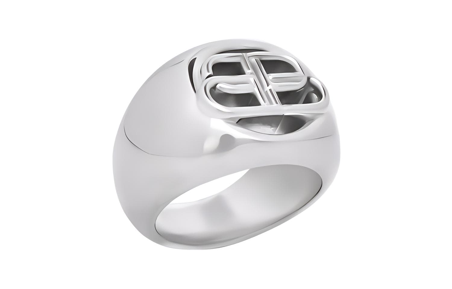 Кольцо Balenciaga BB Logo Ring - изображение 2