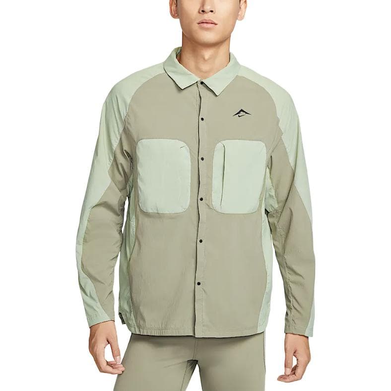 Куртка Nike Dri Fit ADV Куртка Мужская Светло-Армейский Зеленый Горизонт Зеленый Черный - изображение 1