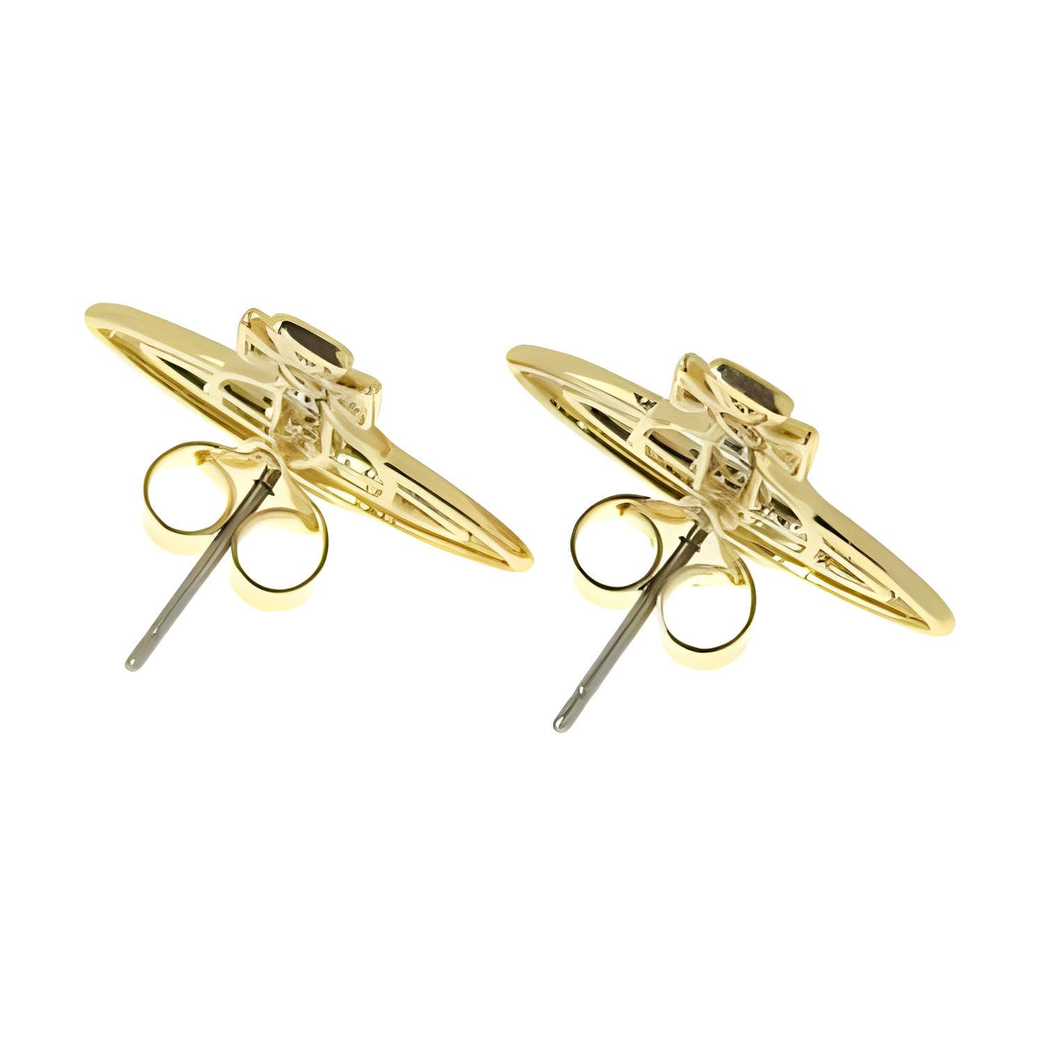 Серьги Vivienne Westwood Thin line flat orb - изображение 2