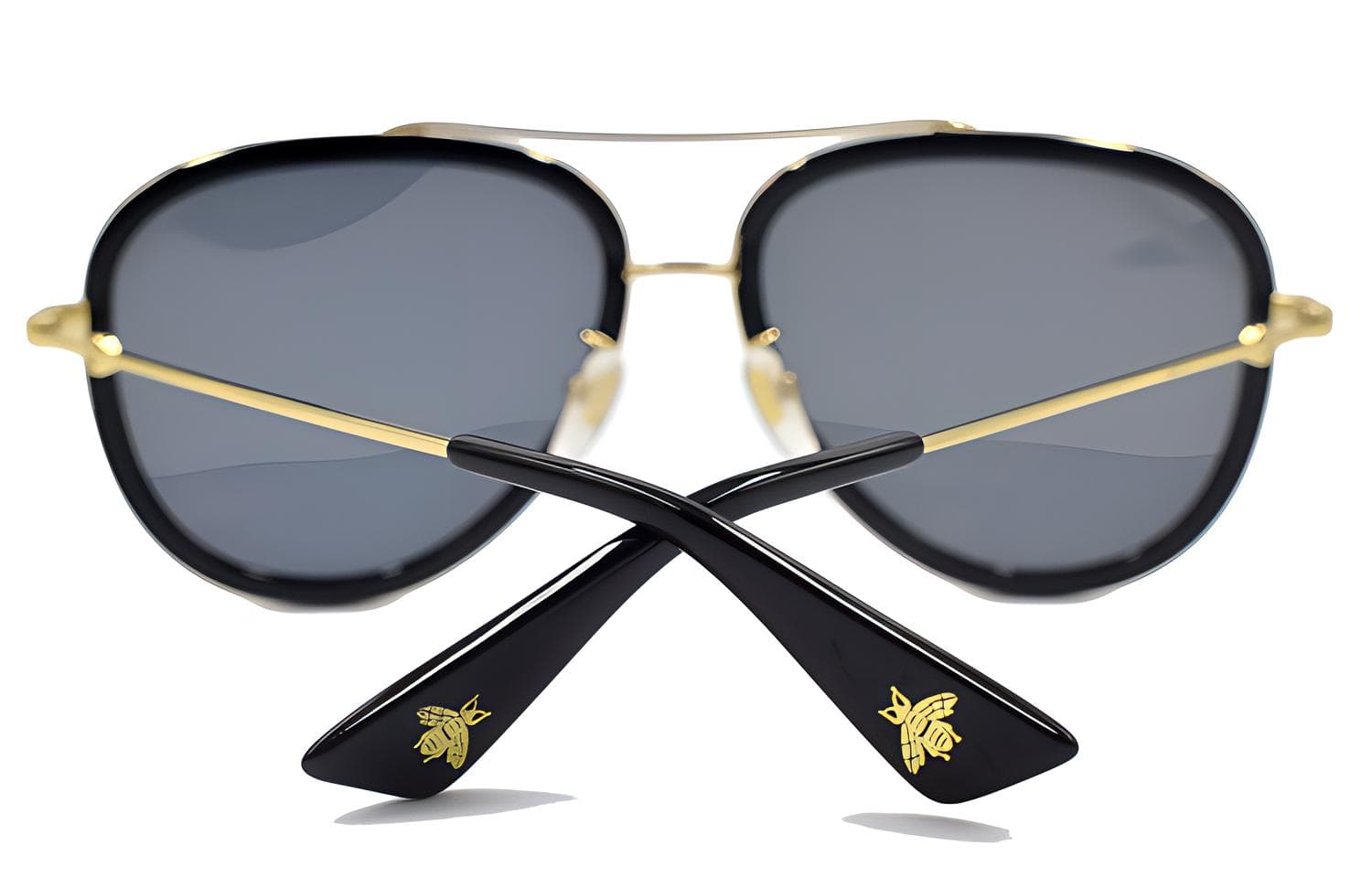 Солнцезащитные очки GUCCI Aviator Sunglasses Gold - изображение 5