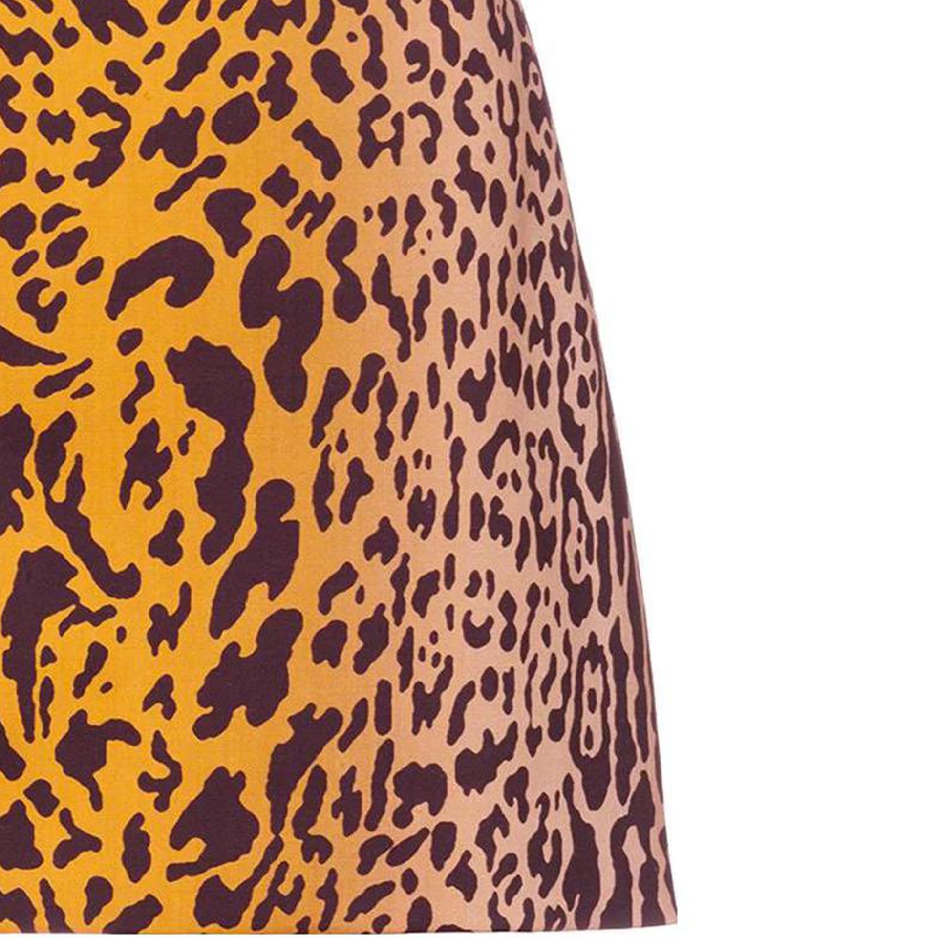 Юбка MIU MIU Leopard Print Skirt Brown - изображение 3
