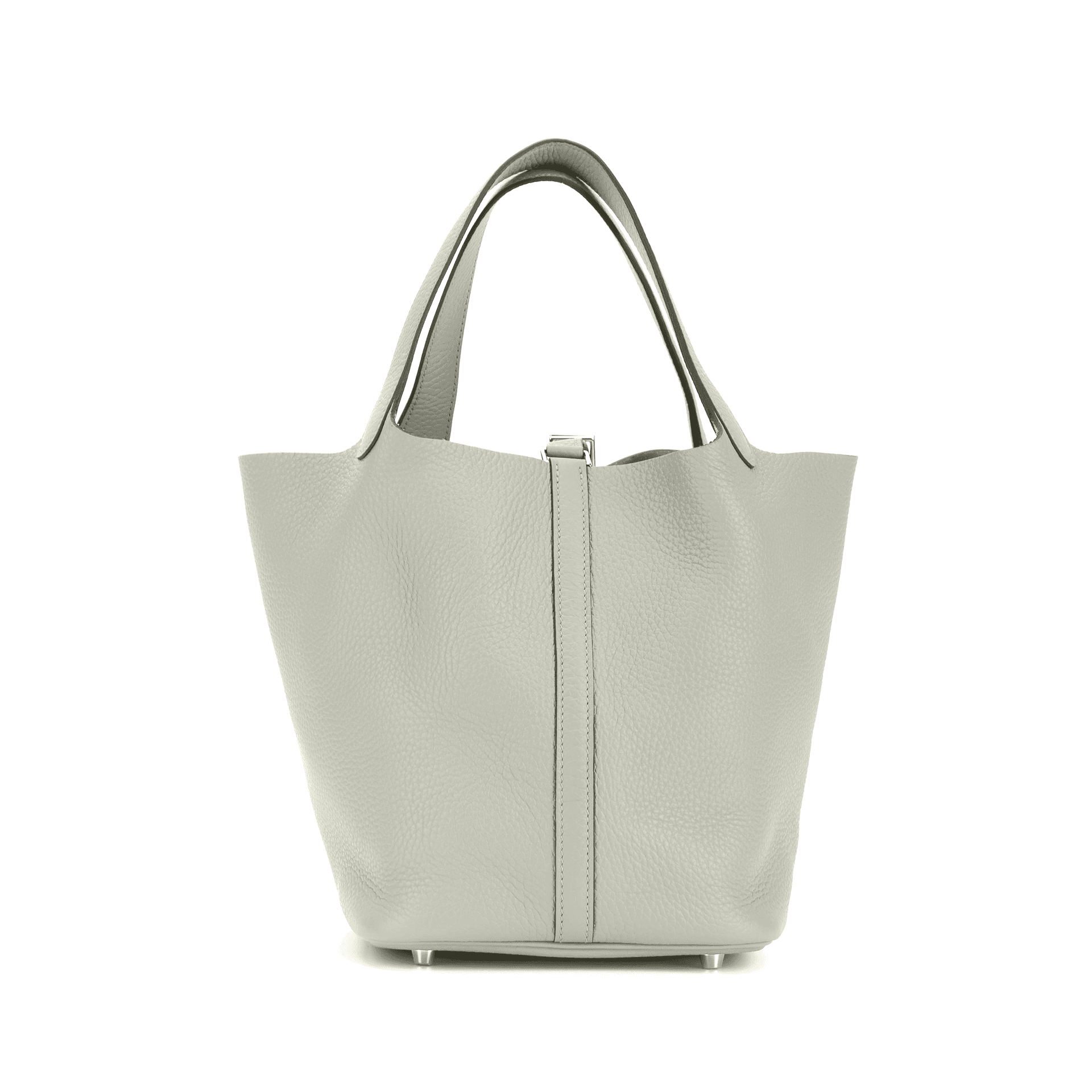 Сумка HERMES Picotin Lock 22 Clemence 0W Gris Neve - изображение 3