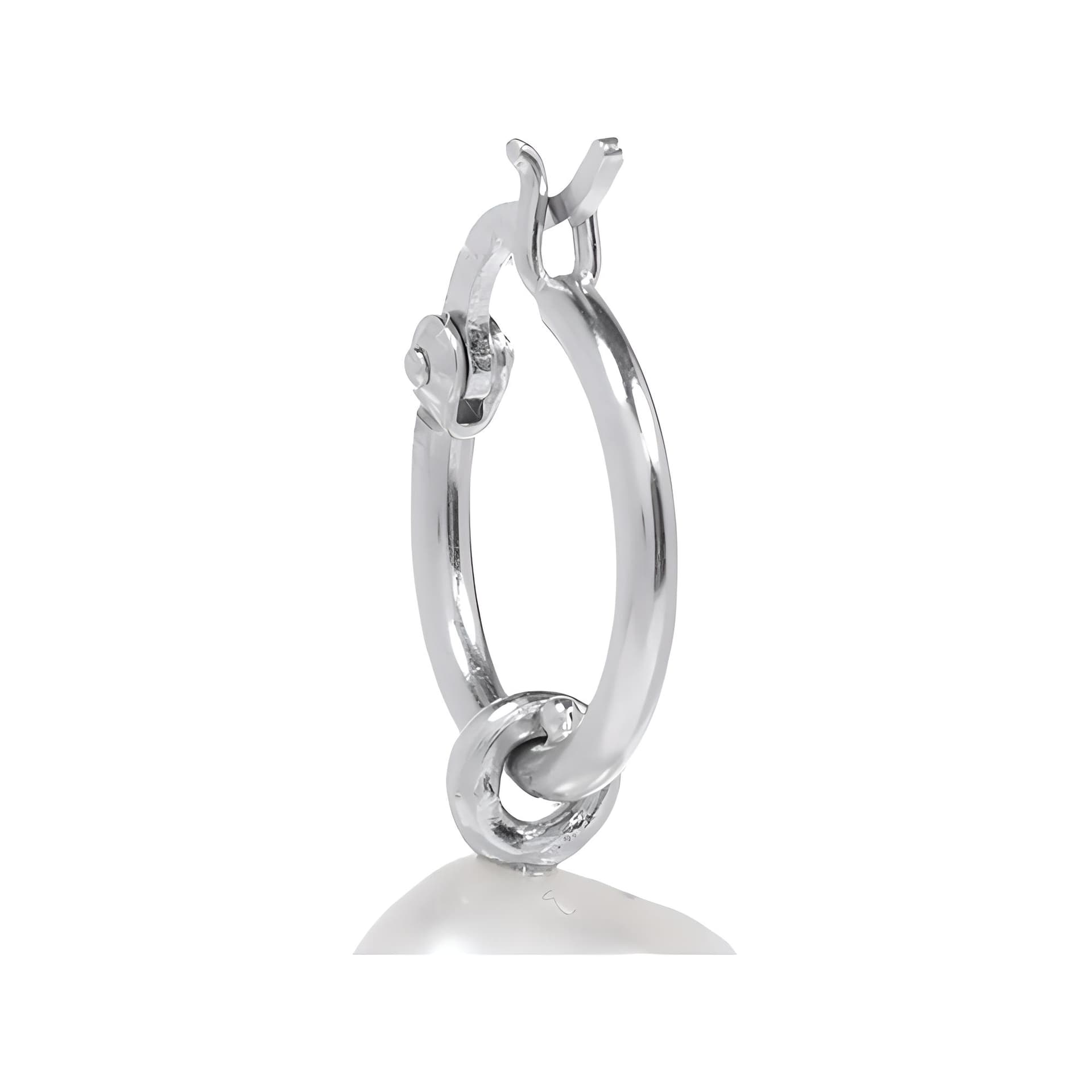 Серьги Vivienne Westwood Серьги-кольца из латуни женские серебряные - изображение 3