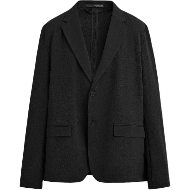 Пиджак ZARA Черные Мужские Деловые Костюмы - изображение 1